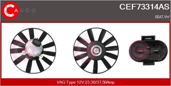 Casco CEF73314AS Hub, engine cooling fan wheel CEF73314AS