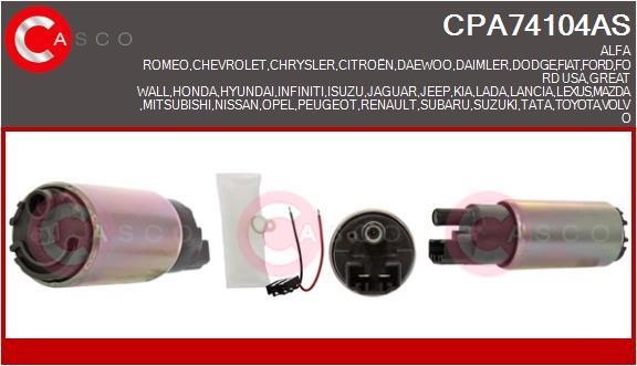 Casco CPA74104AS Fuel pump CPA74104AS