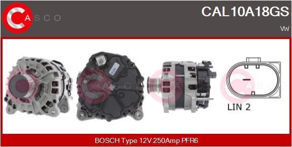 Engine alternator MAN TGE: CAL10A18GS Casco Alternator
