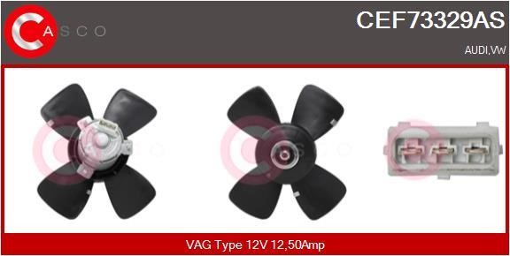 Casco CEF73329AS Hub, engine cooling fan wheel CEF73329AS