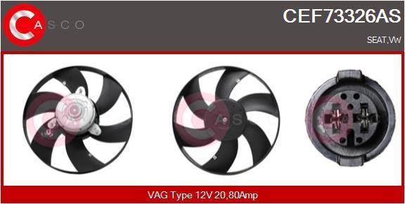 Casco CEF73326AS Hub, engine cooling fan wheel CEF73326AS