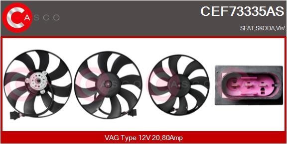 Casco CEF73335AS Hub, engine cooling fan wheel CEF73335AS