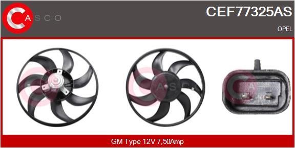 Casco CEF77325AS Hub, engine cooling fan wheel CEF77325AS