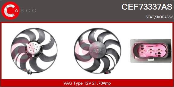 Casco CEF73337AS Hub, engine cooling fan wheel CEF73337AS