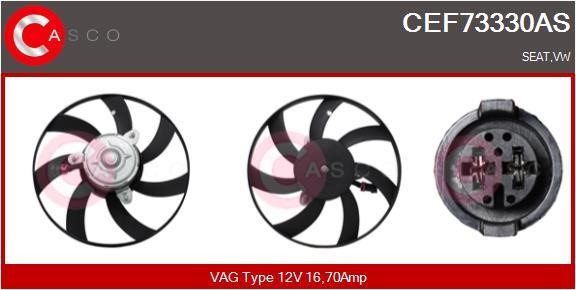 Casco CEF73330AS Hub, engine cooling fan wheel CEF73330AS
