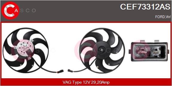 Casco CEF73312AS Hub, engine cooling fan wheel CEF73312AS