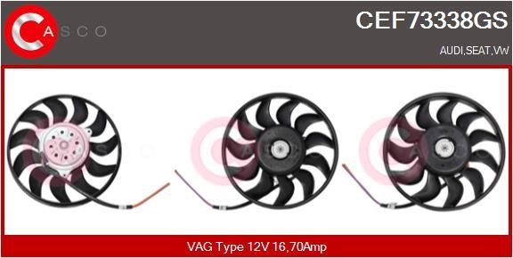 Casco CEF73338GS Hub, engine cooling fan wheel CEF73338GS