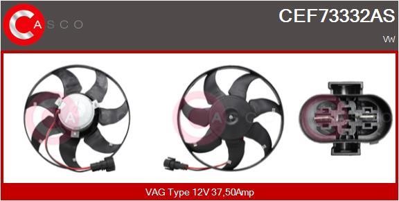 Casco CEF73332AS Hub, engine cooling fan wheel CEF73332AS