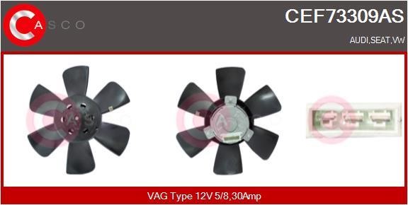 Casco CEF73309AS Hub, engine cooling fan wheel CEF73309AS
