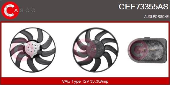 Casco CEF73355AS Hub, engine cooling fan wheel CEF73355AS