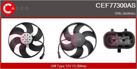 Casco CEF77300AS Hub, engine cooling fan wheel CEF77300AS