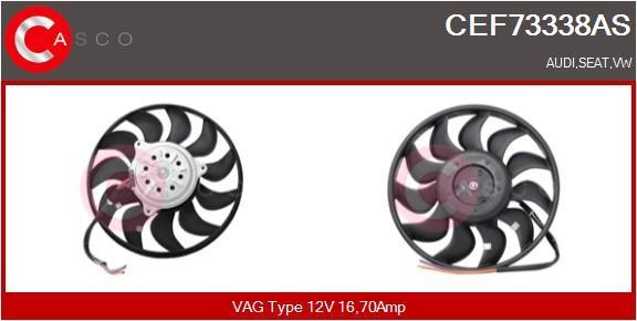 Casco CEF73338AS Hub, engine cooling fan wheel CEF73338AS