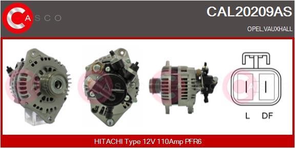 Casco CAL20209AS Alternator CAL20209AS CAL20209AS Casco Alternator