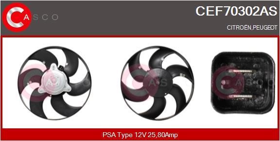 Casco CEF70302AS Hub, engine cooling fan wheel CEF70302AS
