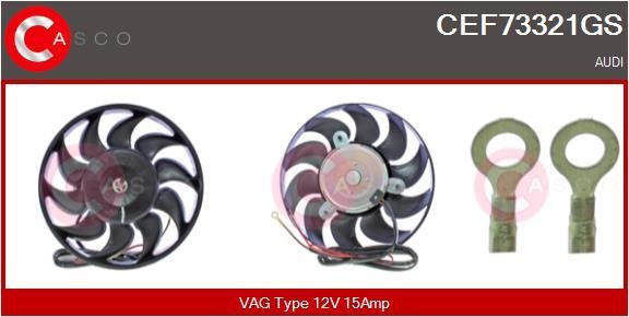 Casco CEF73321GS Hub, engine cooling fan wheel CEF73321GS