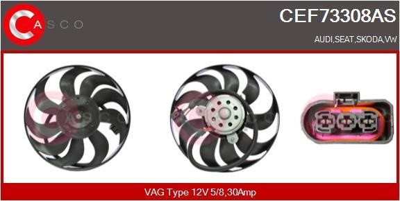 Casco CEF73308AS Hub, engine cooling fan wheel CEF73308AS