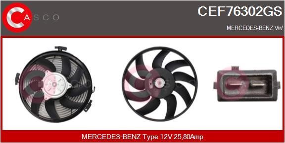 Casco CEF76302GS Hub, engine cooling fan wheel CEF76302GS