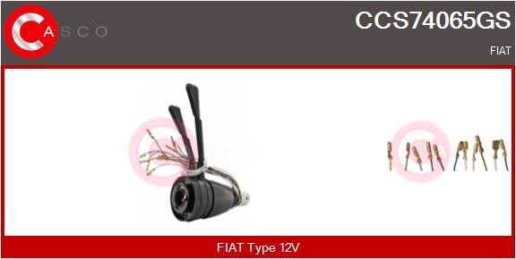 Turn signal switch Fiat 500: CCS74065GS Casco Steering Column Switch
