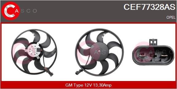Casco CEF77328AS Hub, engine cooling fan wheel CEF77328AS
