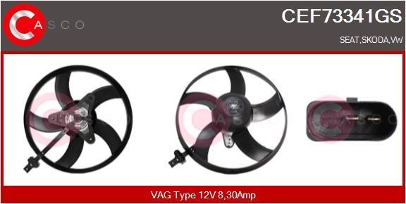 Casco CEF73341GS Hub, engine cooling fan wheel CEF73341GS