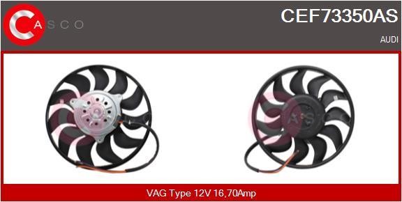Casco CEF73350AS Hub, engine cooling fan wheel CEF73350AS