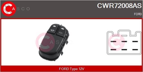 CWR72008AS Casco Window regulator button block