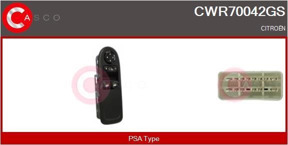 Casco CWR70042GS Power window button CWR70042GS