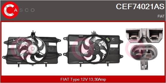 Casco CEF74021AS Electric Motor, radiator fan CEF74021AS