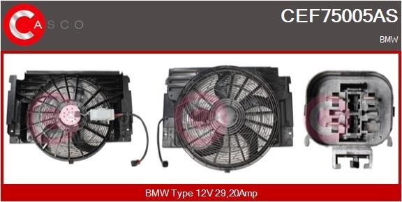 Casco CEF75005AS Electric Motor, radiator fan CEF75005AS