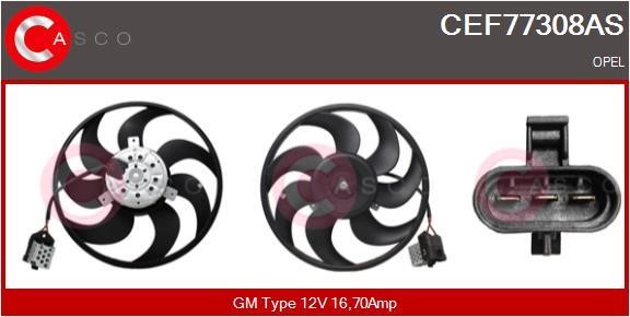 Casco CEF77308AS Hub, engine cooling fan wheel CEF77308AS