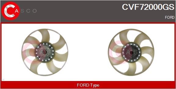 Casco CVF72000GS Clutch, radiator fan CVF72000GS