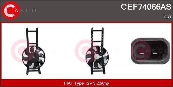 Casco CEF74066AS Electric Motor, radiator fan CEF74066AS