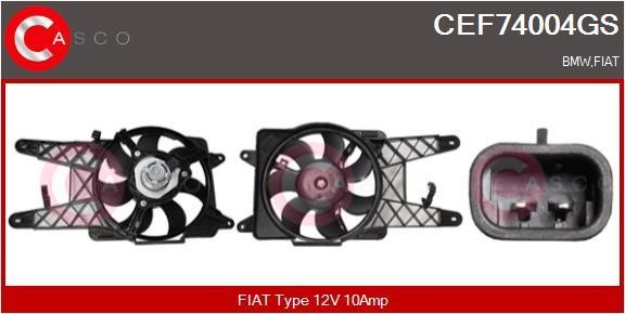 Casco CEF74004GS Electric Motor, radiator fan CEF74004GS