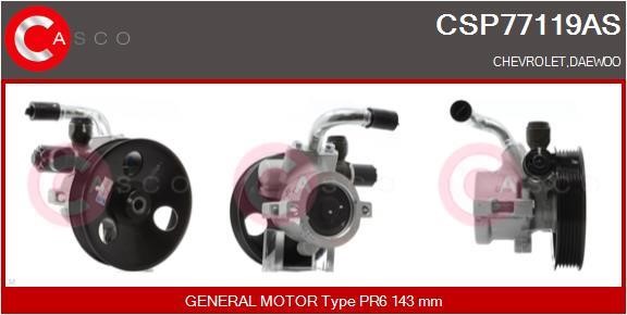 Casco CSP77119AS Hydraulic Pump, steering system CSP77119AS