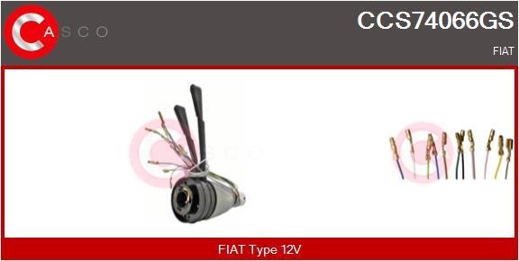 Windshield wiper switch Fiat: CCS74066GS Casco Steering Column Switch