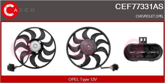 Casco CEF77331AS Hub, engine cooling fan wheel CEF77331AS