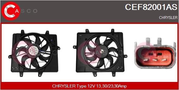 Casco CEF82001AS Electric Motor, radiator fan CEF82001AS