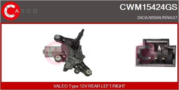 Casco CWM15424GS Wiper Motor CWM15424GS
