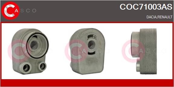 Casco COC71003AS Oil Cooler, engine oil COC71003AS