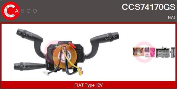 Steering column switch Fiat Ducato: CCS74170GS Casco Steering Column Switch