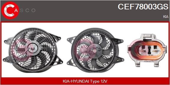 Casco CEF78003GS Electric Motor, radiator fan CEF78003GS