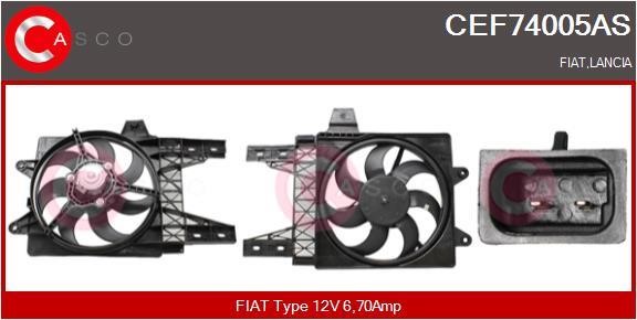 Casco CEF74005AS Electric Motor, radiator fan CEF74005AS