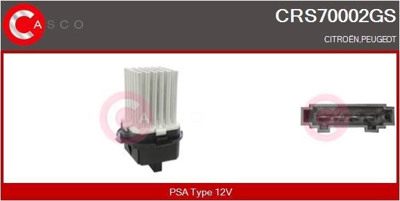 Casco CRS70002GS Resistor, interior blower CRS70002GS