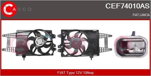 Casco CEF74010AS Electric Motor, radiator fan CEF74010AS