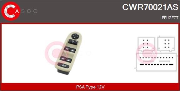 Casco CWR70021AS Window regulator button block CWR70021AS