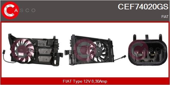 Casco CEF74020GS Electric Motor, radiator fan CEF74020GS