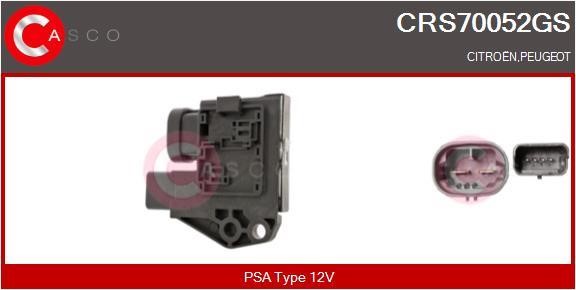 Casco CRS70052GS Pre-resistor, electro motor radiator fan CRS70052GS