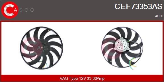 Casco CEF73353AS Hub, engine cooling fan wheel CEF73353AS