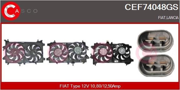 Casco CEF74048GS Electric Motor, radiator fan CEF74048GS