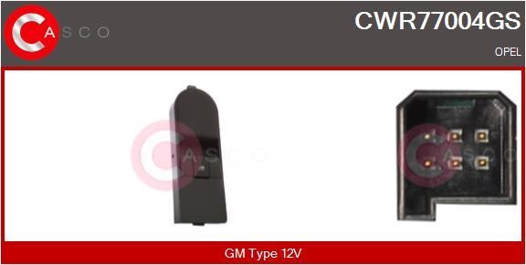 Casco CWR77004GS Power window button CWR77004GS